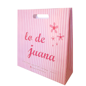 Bolsa de papel 28x10x30 - LINNER BLANCO - 100 UNIDADES