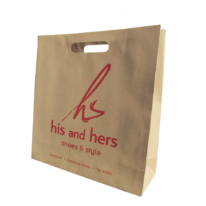 Bolsa de papel 28x10x30 - LINNER MARRÓN - 100 UNIDADES