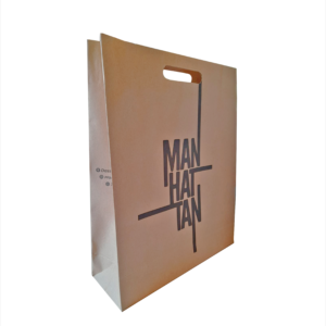 Bolsa de papel 30x10x38 - LINNER MARRÓN - 100 UNIDADES