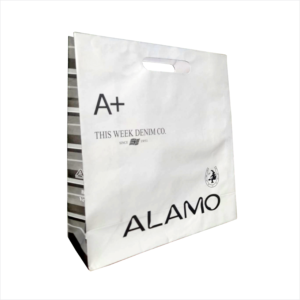 Bolsa de papel 28x10x30 - KRAFT BLANCO - 100 UNIDADES