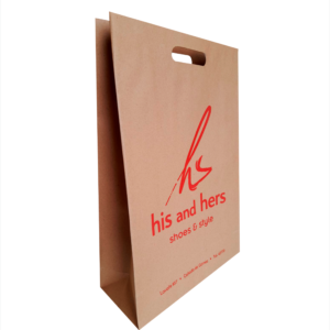 Bolsa de papel 30x12x44,5 - LINNER MARRÓN - 100 UNIDADES