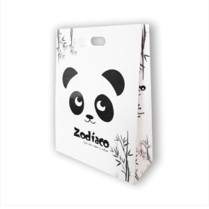 Bolsa de papel 22x9x30 - KRAFT BLANCO - 100 UNIDADES